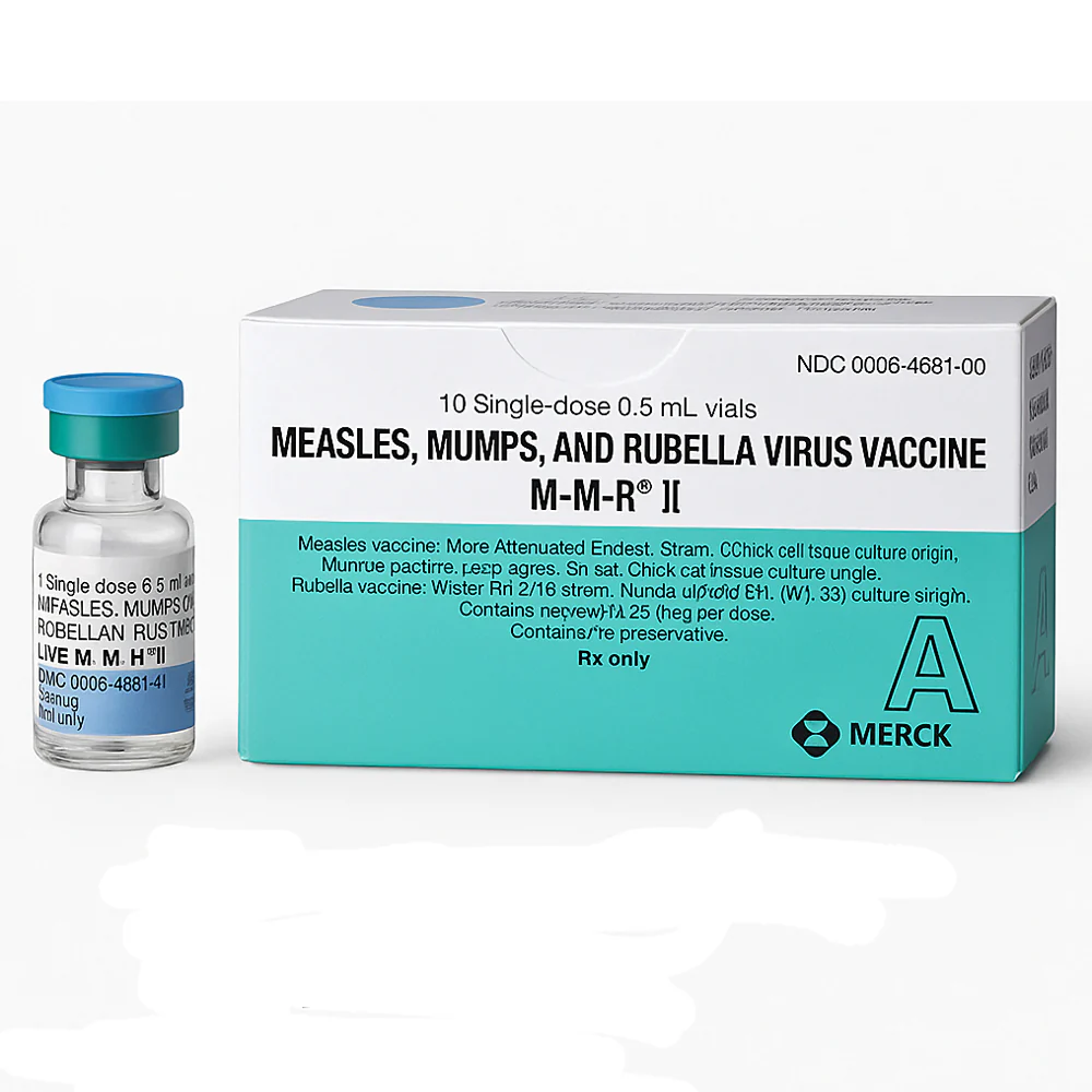mmr vaccine for measles mumps rubella virus 10 doses